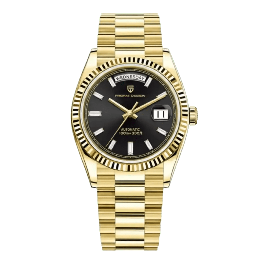 Pagani Design PD - 1752 — 18K Gold Plated Day - Date Edition - Pagani Design