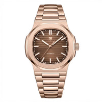 Rose Gold / Brown Dial